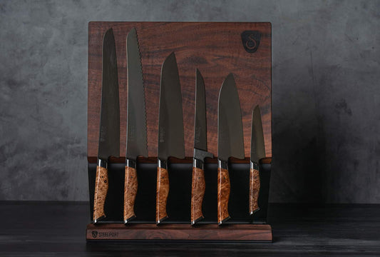 STEELPORT Full Kitchen Knife Set, six piece