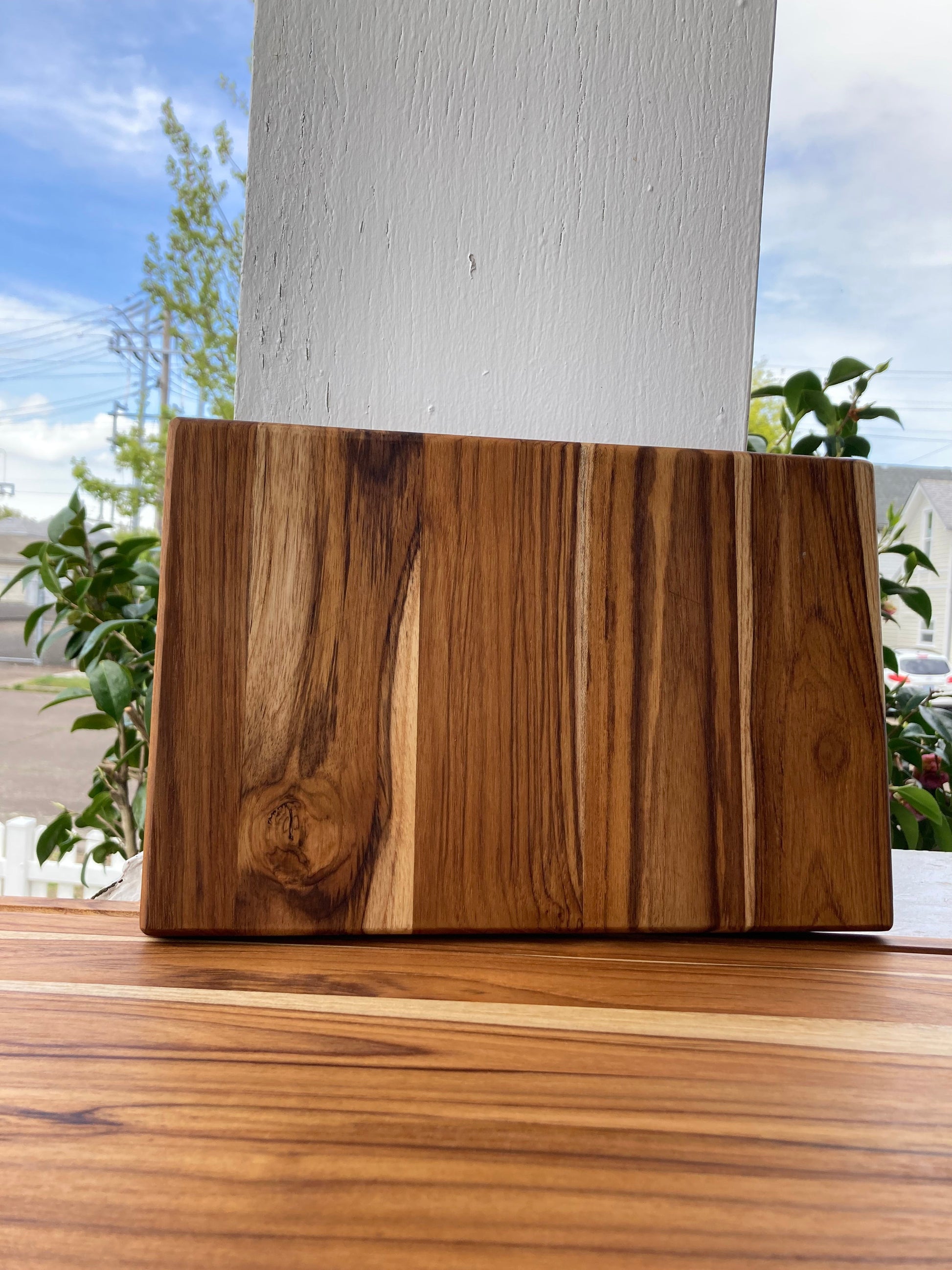 8x12 Teak Face Grain Cutting Board