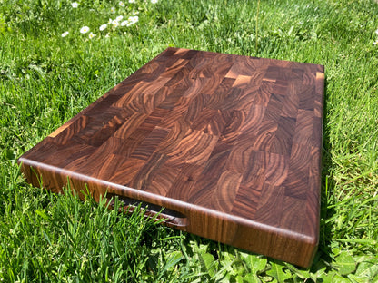 Black Walnut Butcher Block Cutting Board