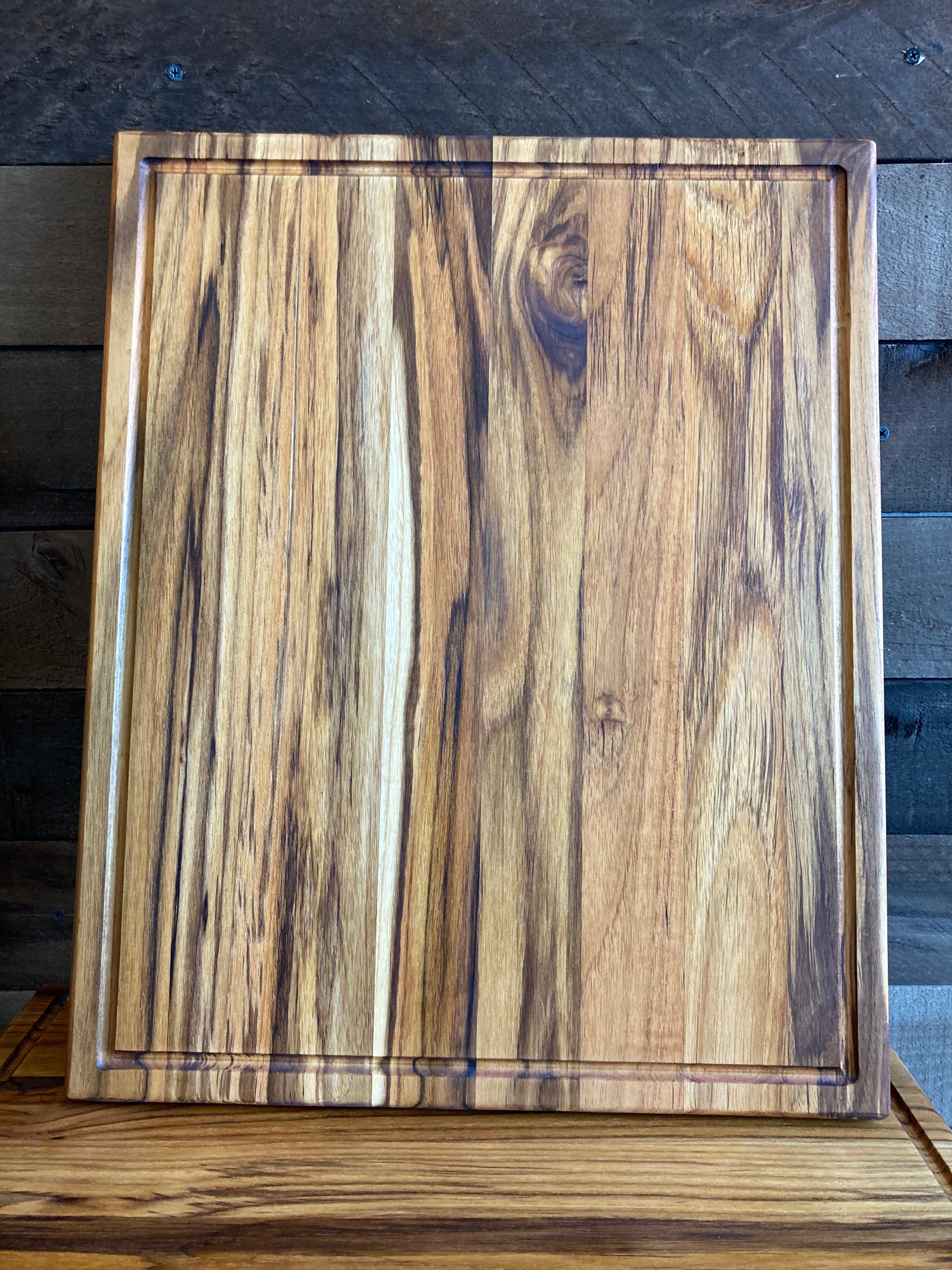 Teak Cutting Board detail