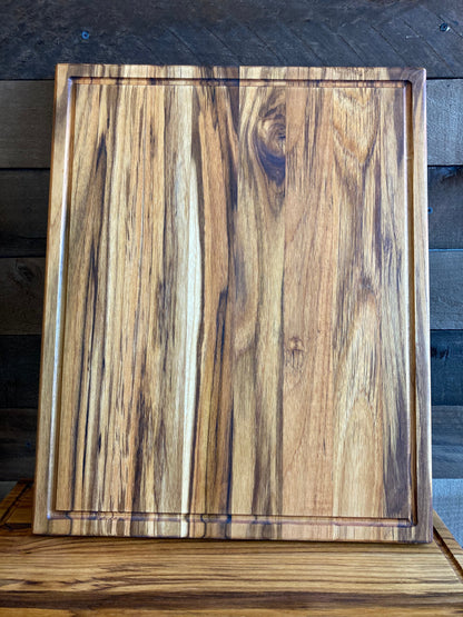 Teak Cutting Board detail