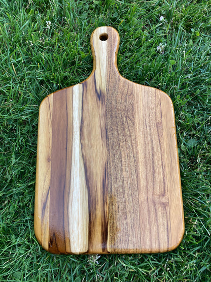 Teak Paddle Cutting Board