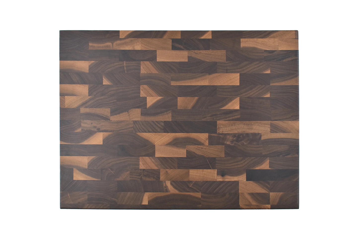 Walnut End Grain Butcher Block with Handles