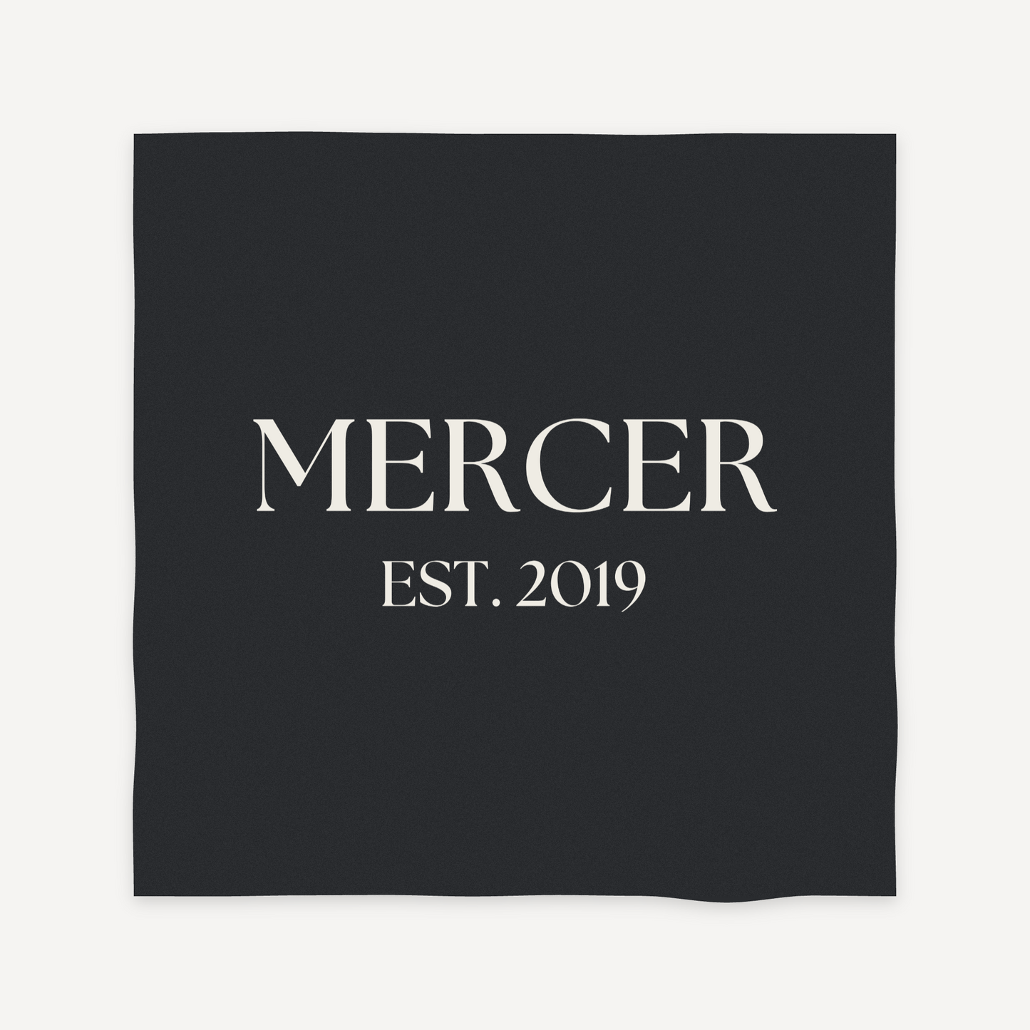 Serif engraving layout preview for a personalized slate coaster